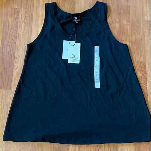 NWT Wilfull Wear black tank top- Size XL - Picture 1 of 6